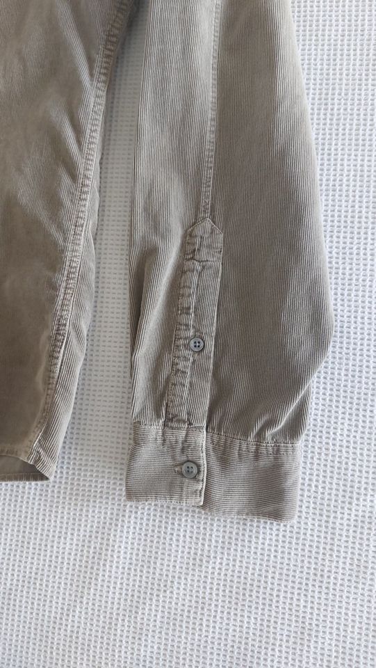 Drykorn Hemd Cord Overshirt beige Größe L 100% Baumwolle NP 119€ in Ravensburg