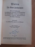 Buch 2 Stück alt von 1935 - Platen die neue Heilmethode 2 Bände Sachsen - Röhrsdorf Vorschau