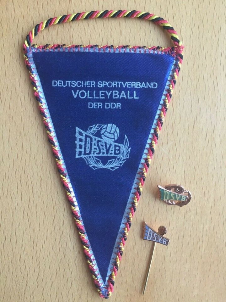 DDR Wimpel Deutscher Sportverband Volleyball in Merseburg