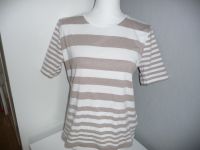 Tolles neues DAMEN T SHIRT weiß /beige gestreift  Baumwolle GR,42 Leipzig - Leipzig, Zentrum Vorschau