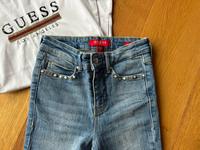 GUESS Set Jeans Gr. 24 T-Shirt Gr. XS weiß Bayern - Marktredwitz Vorschau