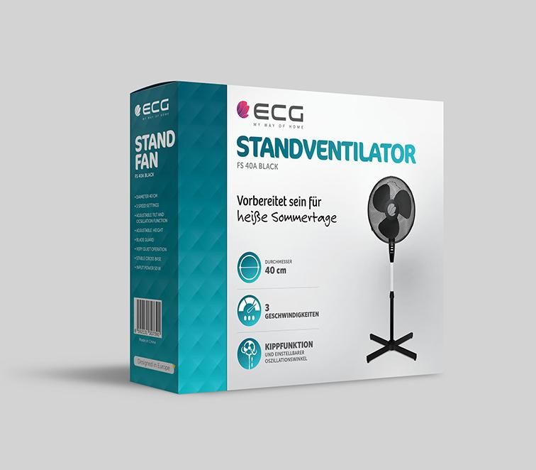 ECG Standventilator FS 40a schwarz NEU, GARANTIE in Emden