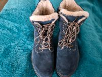 Winterstiefel Venice Dunkelblau gefuttert echt Leder Gr. 37 Nordrhein-Westfalen - Lippstadt Vorschau