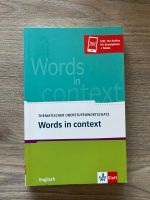 Englisch Words in Context Buch Vokabeln Oberstufe München - Allach-Untermenzing Vorschau