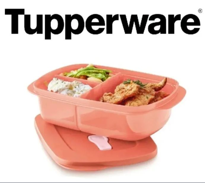 Tupperware Micro Tup Ecki / Brotzeitbox lachsfarben - Aktion in Höchstädt a.d. Donau