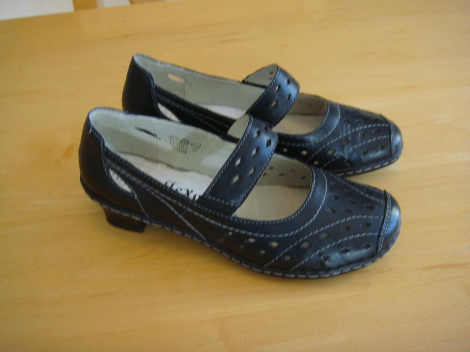PUMPS SANDALEN HALBSANDALEN "Reflexan" Gr.37/ Weite G schwarz in Magdeburg