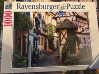 1000 Teile Puzzle Ravensburger (Gasse, Fachwerkhäuser, Elsass) Nordrhein-Westfalen - Erkrath Vorschau