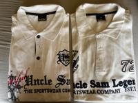 Onkel Sam Polo Shirt´s XXL Weiß Hessen - Hainburg Vorschau