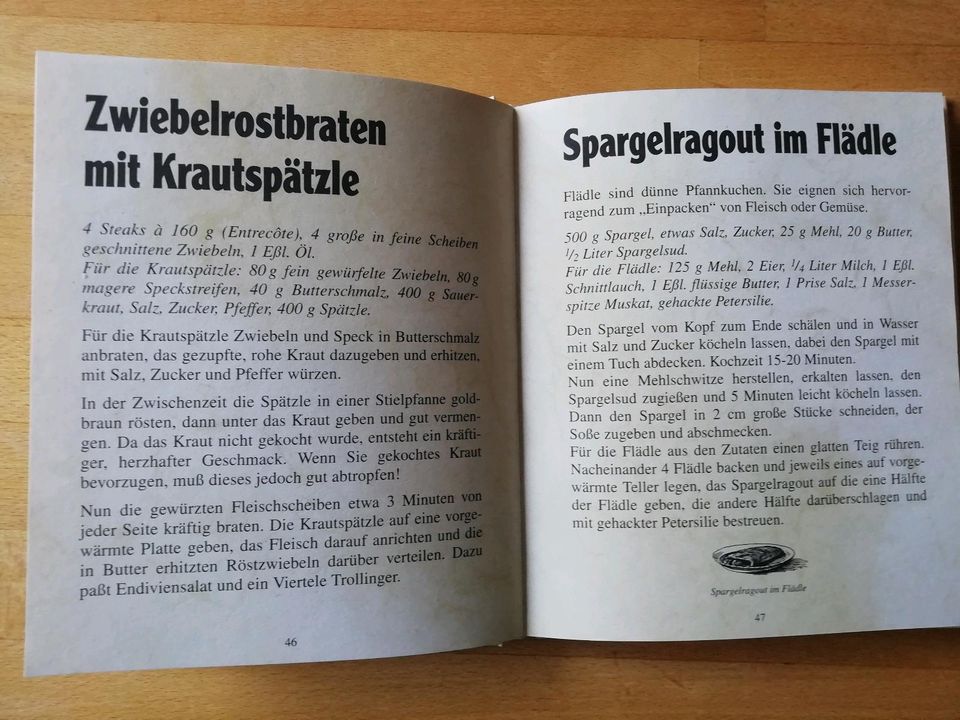 Kochbuch schwäbische Küche in Neustadt an der Weinstraße