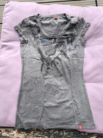 T-Shirt EDC grau mit Druck Gr. M Hessen - Solms Vorschau