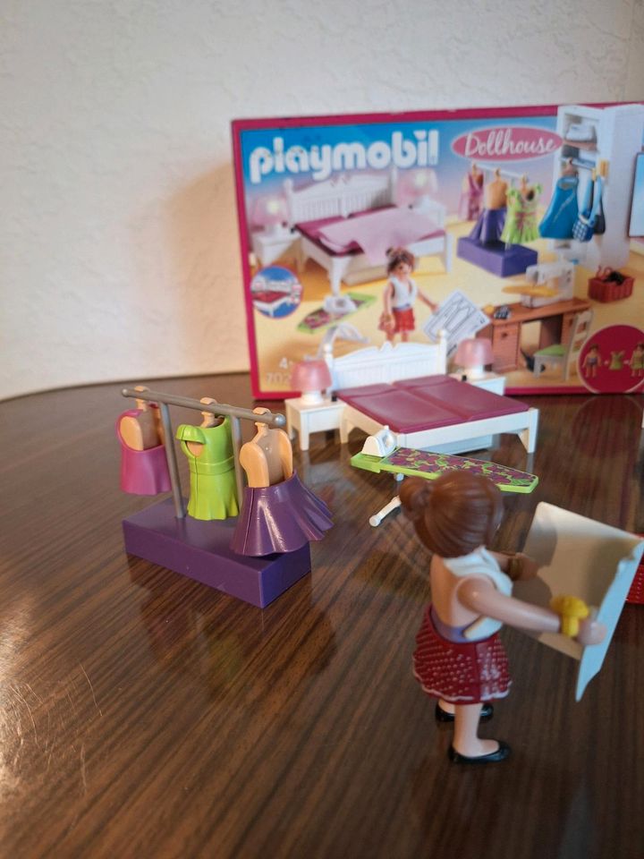 Playmobil Dollhouse 70208 Schlafzimmer Haus Bett mit OVP in Vöhringen