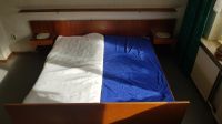 DDR Retro Doppelbett mit integrierten Nachttische mit Glasplatte Thüringen - Bad Langensalza Vorschau