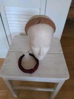 2 Haarreifen  Knoten Haarband Haarschmuck beige weinrot grau blau Bayern - Mömlingen Vorschau