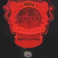 FC Bayer Leverkusen LED-Logo | Nachtlicht | Lampe | Rot Düsseldorf - Friedrichstadt Vorschau