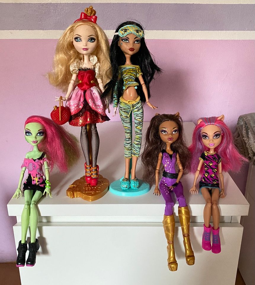 Monster High & Ever after High Puppen in Bad Münder am Deister