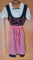 Dirndl Gr. 34 mit Bluse und Schürze schwarz pink/rosa Bayern - Zöschingen Vorschau