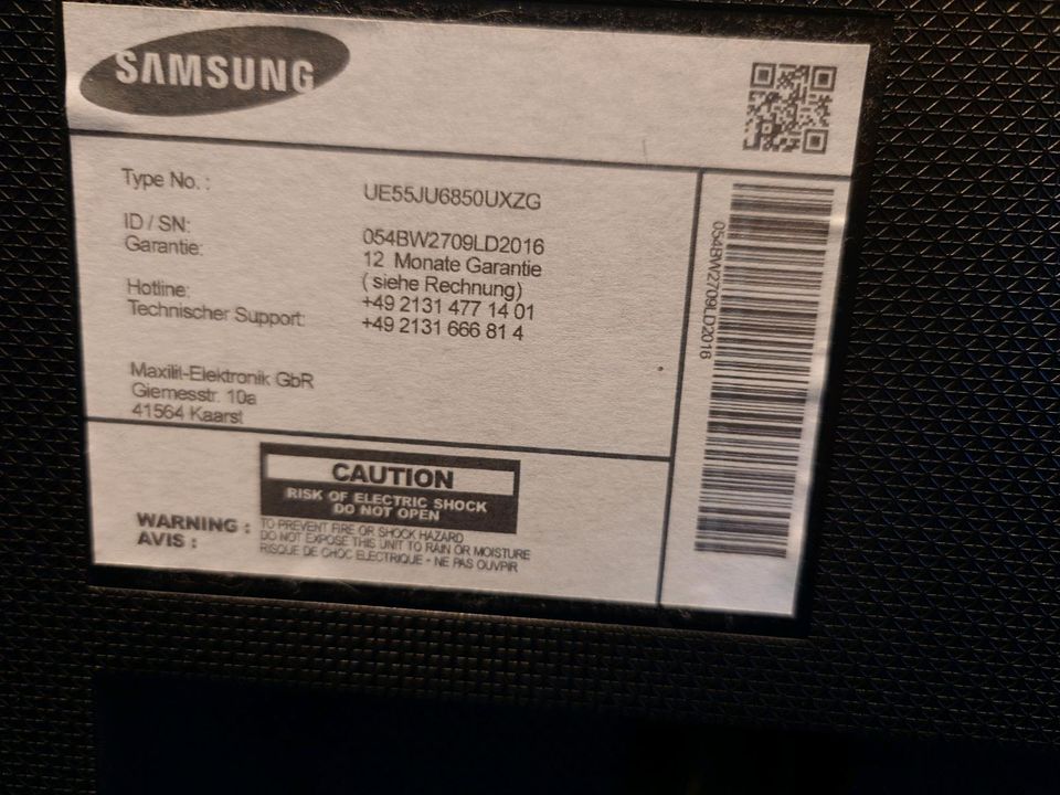 Samsung Fernseher eingeschränkte funktion in Krefeld