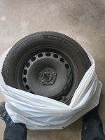 4 Winterreifen Stahl Passat, 215/60R16 99H, 4219 + VW Radkappen Niedersachsen - Großefehn Vorschau