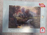Thomas Kinkade Puzzle: Holzhaus am Bach, Mountain Retreat, 1000 Rheinland-Pfalz - Wittlich Vorschau