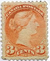 Canada, three Cents, orange, ungestempelt, kostenloser Versand! Nordrhein-Westfalen - Lippstadt Vorschau