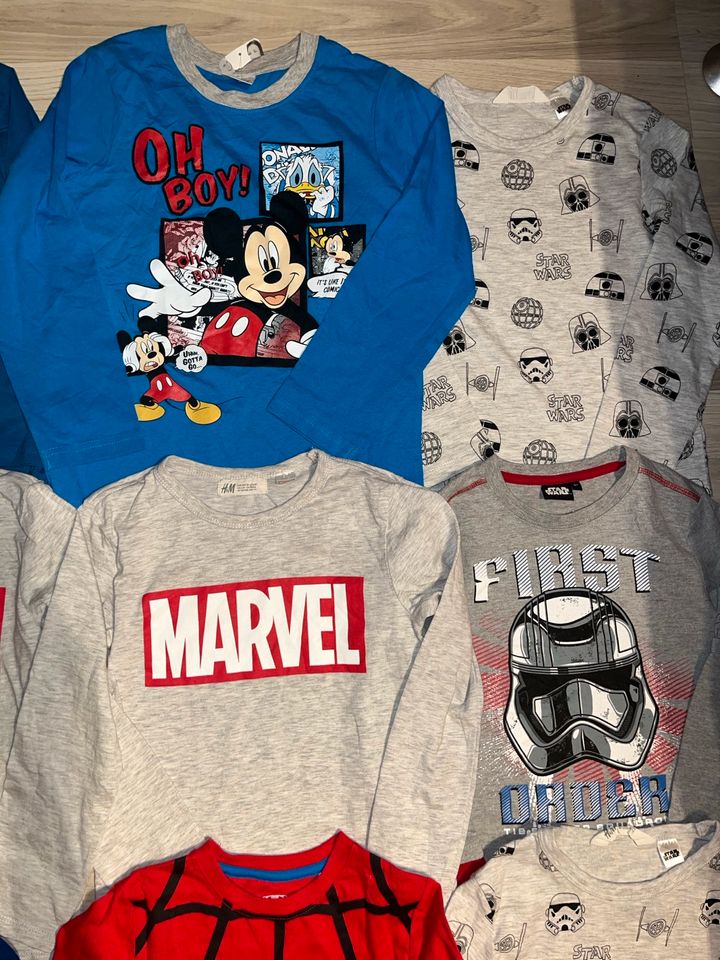 ❤️❤️❤️ Langarmshirts Star Wars Spiderman Marvel Captain America in Rostock