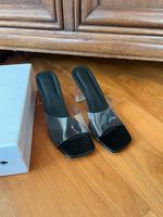 High Heel mit durchsichtigem Absatz / Riemen Hessen - Burghaun Vorschau