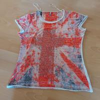 Shirt Größe M mit Glitzer Kreuz für 2,50 € Hessen - Bürstadt Vorschau