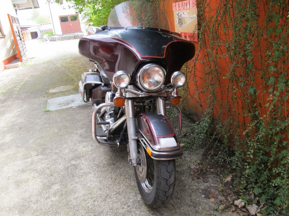 Harley Davidson E-Glide Sondermodell Oldtimer in Pfeffenhausen