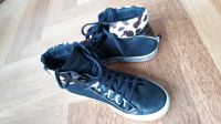 Kaum getragene originale Otto Kern Sneaker Schwarz/Leopard Gr.38 Nordrhein-Westfalen - Allagen Vorschau