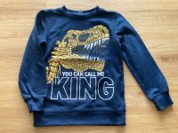 Sweatshirt Pulli Pullover mit goldenem TRex Dinosaurier Gr. 128 Bayern - Mühldorf a.Inn Vorschau