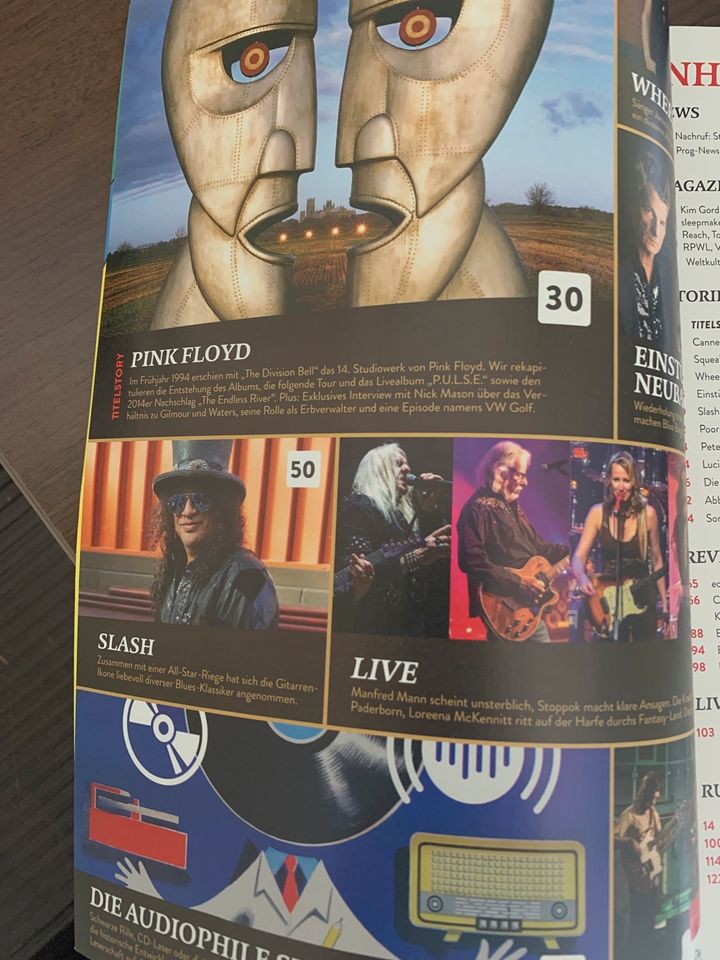 Eclipsed Zeitschrift Mai 2024 mit PINK FLOYD in Heidelberg