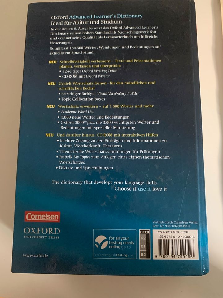 Oxford Advanced Learner‘s Dictionary 8th Edition in Düsseldorf