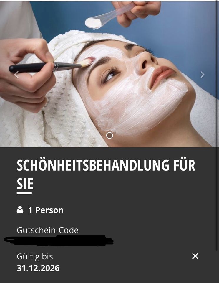 Schönheitsbehandlung für Sie „Jochen Schweizer“ Gutschein in Glashütte