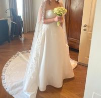 Hochzeitskleid, Brautkleid, Mikadoseide, Gr. 14, A-Linie Essen - Bredeney Vorschau