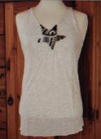 OUI TRÄGER TANK RINGER TOP SHIRT STERN GLITZER BEIGE 34/36 NEU!!! Hessen - Felsberg Vorschau