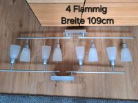 2 Deckenlampen 4flammig Silber Glaskuppeln Nordrhein-Westfalen - Heek Vorschau