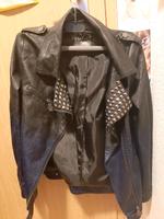 Kunstlederjacke mit Farbverlauf und Nieten, Punk, Gothic, Emo Sachsen - Plauen Vorschau
