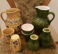 Saftservice DDR Nostalgie Becher mit Krug Krügen Keramik Sachsen-Anhalt - Zeitz Vorschau