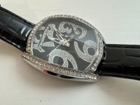 Chronotech Armbanduhr Lederarmband Stahlgehäuse Strass Nordrhein-Westfalen - Bönen Vorschau