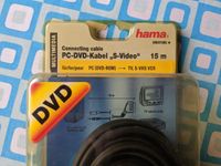 PC DVD S-Video, 15m, Audio/Video Kabel, Hama, unbenutzt Hessen - Schlüchtern Vorschau
