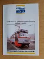Prospekt mgb HAVAG Halle Tram Straßenbahn Tatra Typenblatt 1182 Berlin - Charlottenburg Vorschau