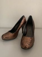 Tamaris High Heels Glitzer Bronze /Gold Gr. 38 Nürnberg (Mittelfr) - Nordstadt Vorschau