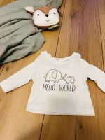 Baby Pullover longsleeve weiß NEWBORN 50 topomini Niedersachsen - Rinteln Vorschau