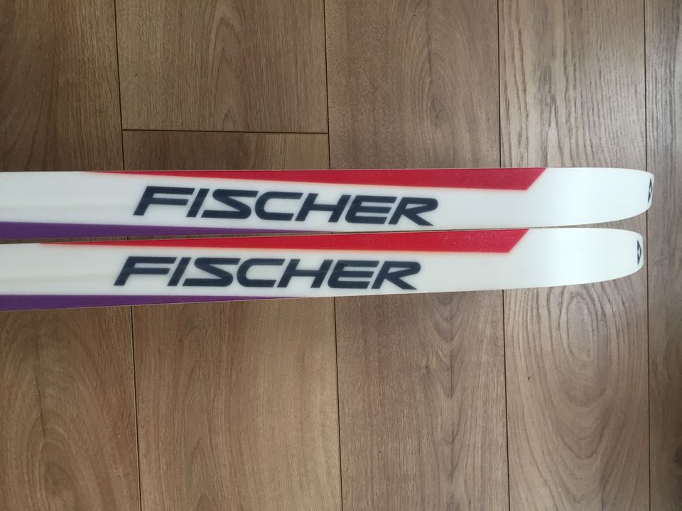 Langlauf Ski "Fischer" klassisch mit Bindung Herren 2,02 m in Mannheim