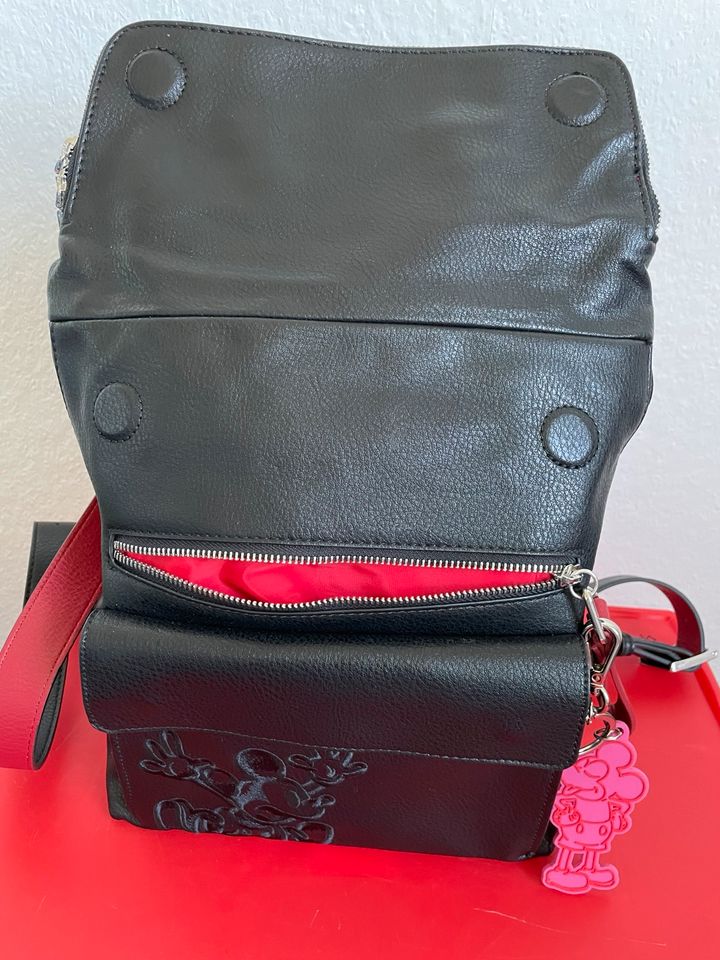 Desigual Rucksack Nerano Negro Mickey Maus schwarz/rot Neu in Berlin