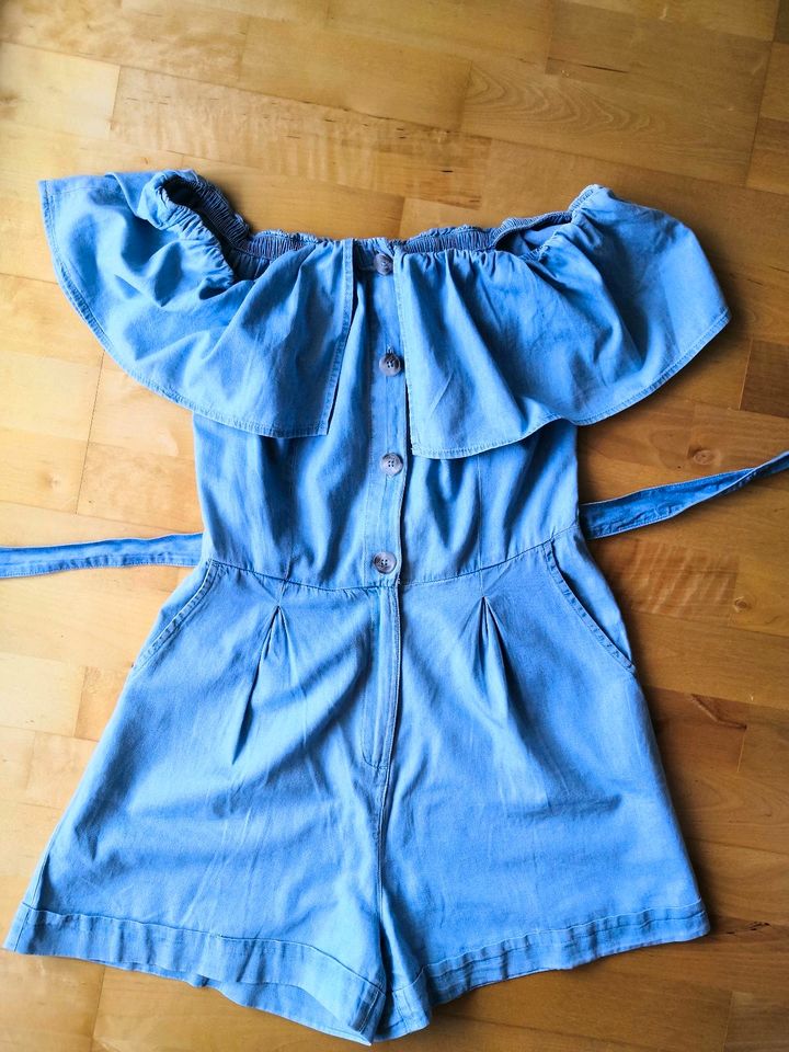 Jumpsuit kurz Jeans Carmen Gr. 38 Demin Reserved in Wilhelmsfeld