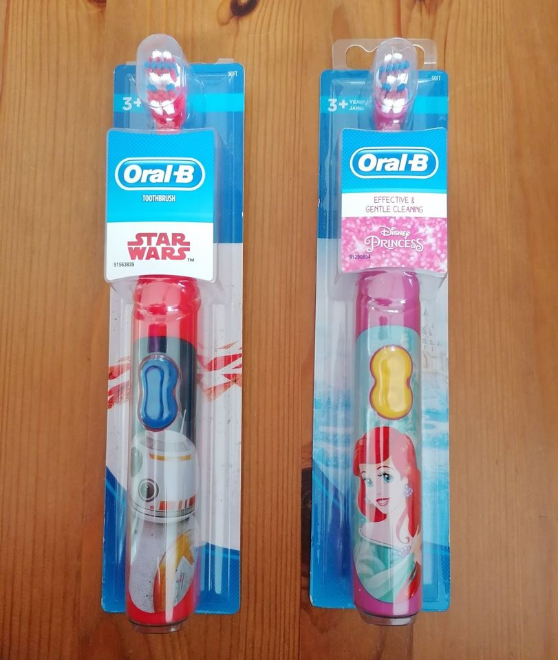 ORAL B - Zahnbürste -ab 3 Jahre -STAR WARS + Disney Princess -NEU in Nienberge