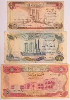 Irak /Iraq. 1/2 + 1+ 5 Dinars. 1973. Alte Banknoten/Geldscheine Rheinland-Pfalz - Kaiserslautern Vorschau