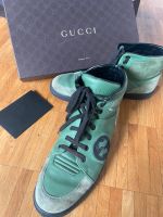 Gucci Herren High Sneaker Schuhe grün Wildleder Wuppertal - Vohwinkel Vorschau