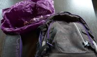 Satch Schulrucksack schwarz/lila mit Mäppchen und Regenschutz Nordrhein-Westfalen - Kerpen Vorschau